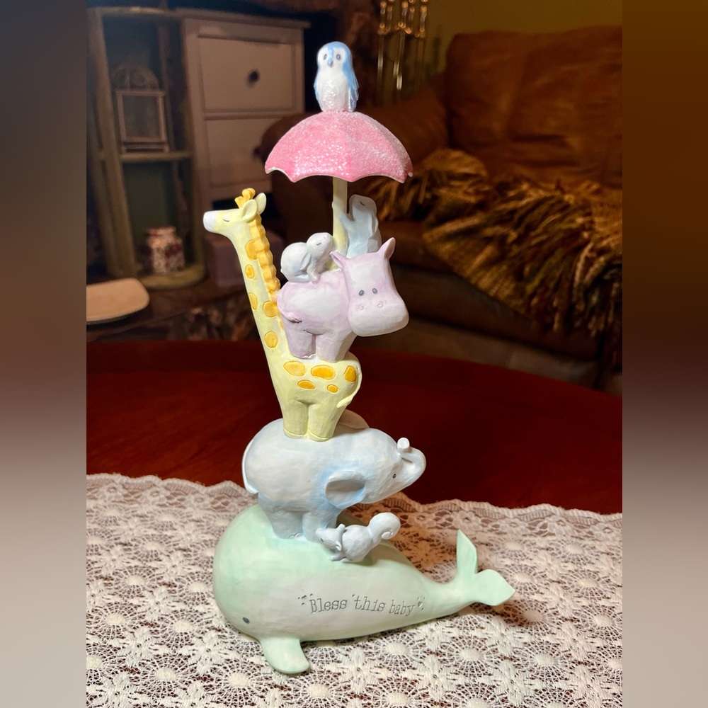 Stacked Animal Baby Figurine
